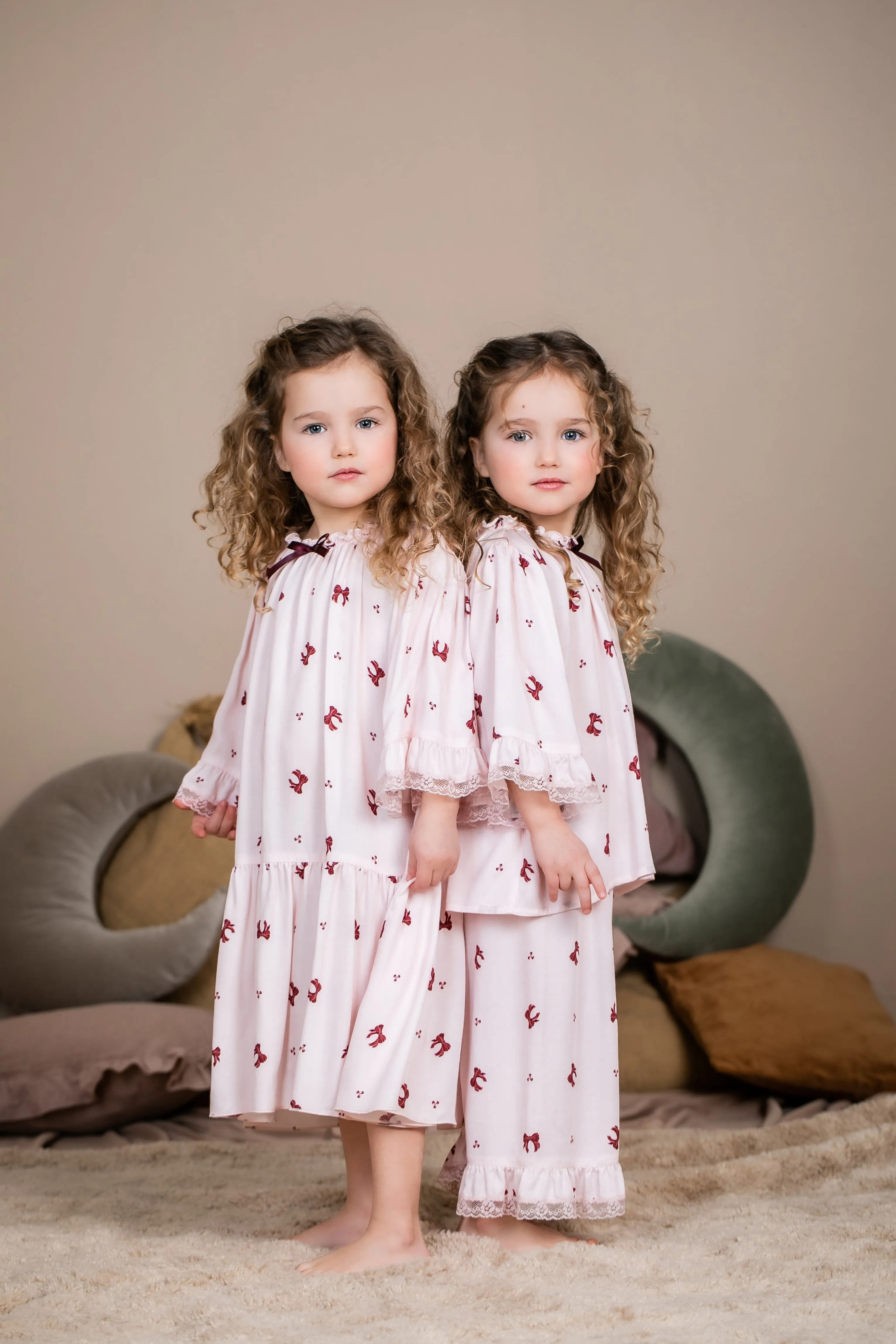 MELANY - GIRLS PYJAMA SET IN PINK