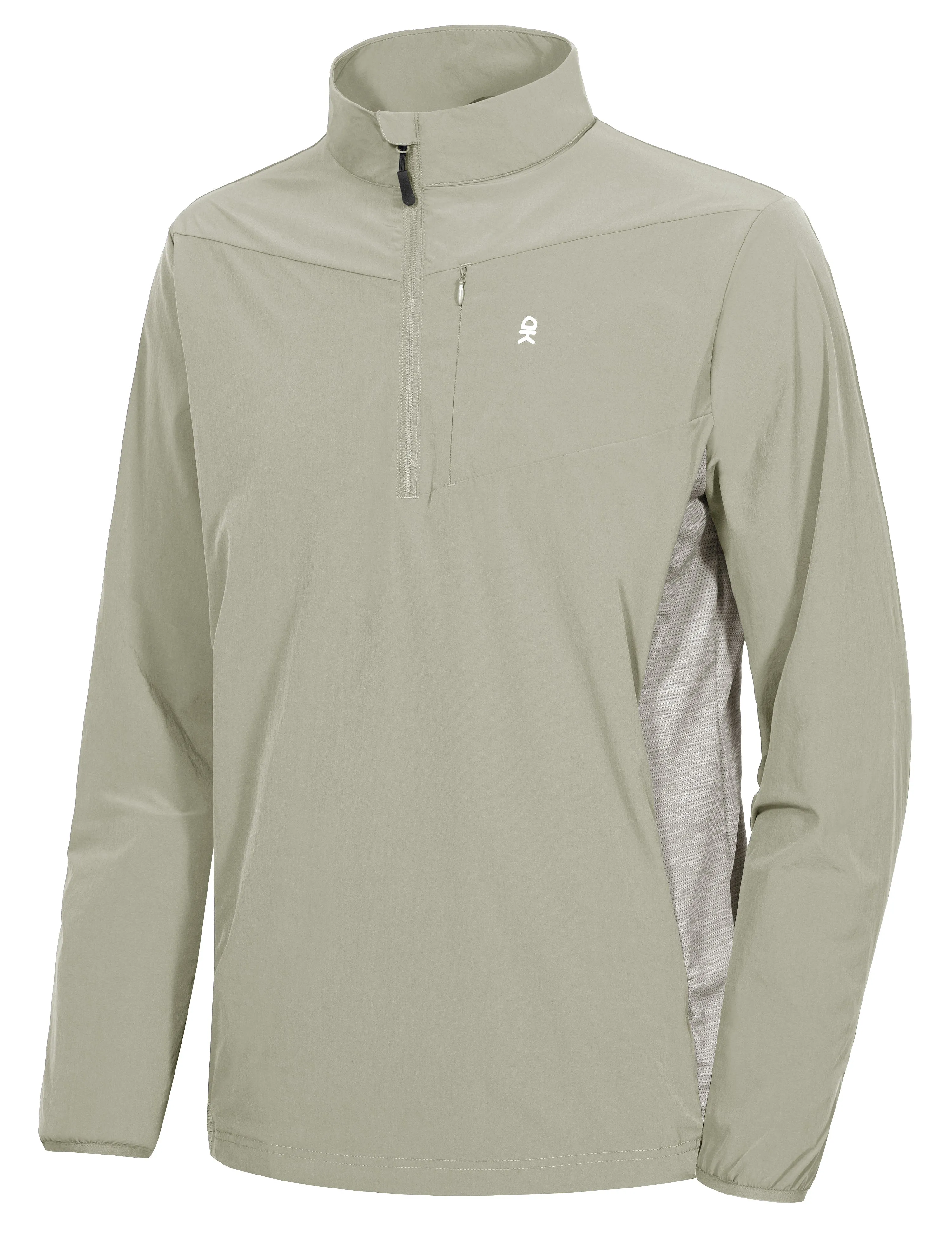 Men's UV Protection Long Sleeve Golf Pullover Shirt