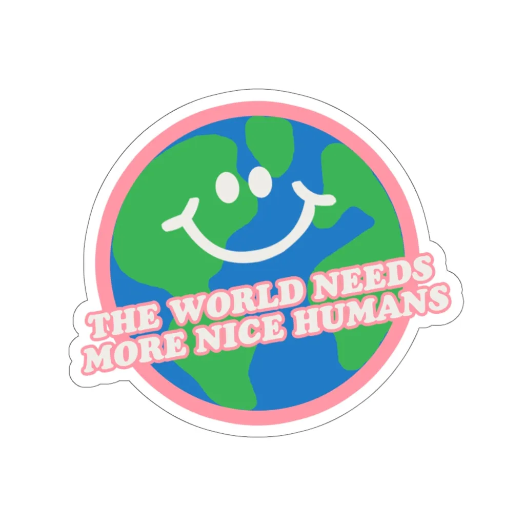 More Nice Humans Sticker