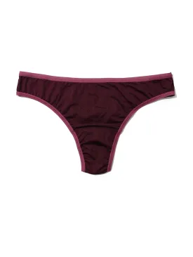 MoveCalm™ Natural Rise Thong Dried Cherry Red Sale