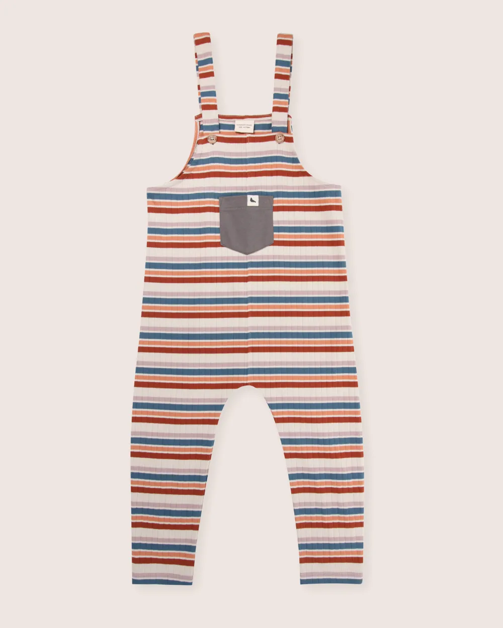 Multi Stripe Dungarees