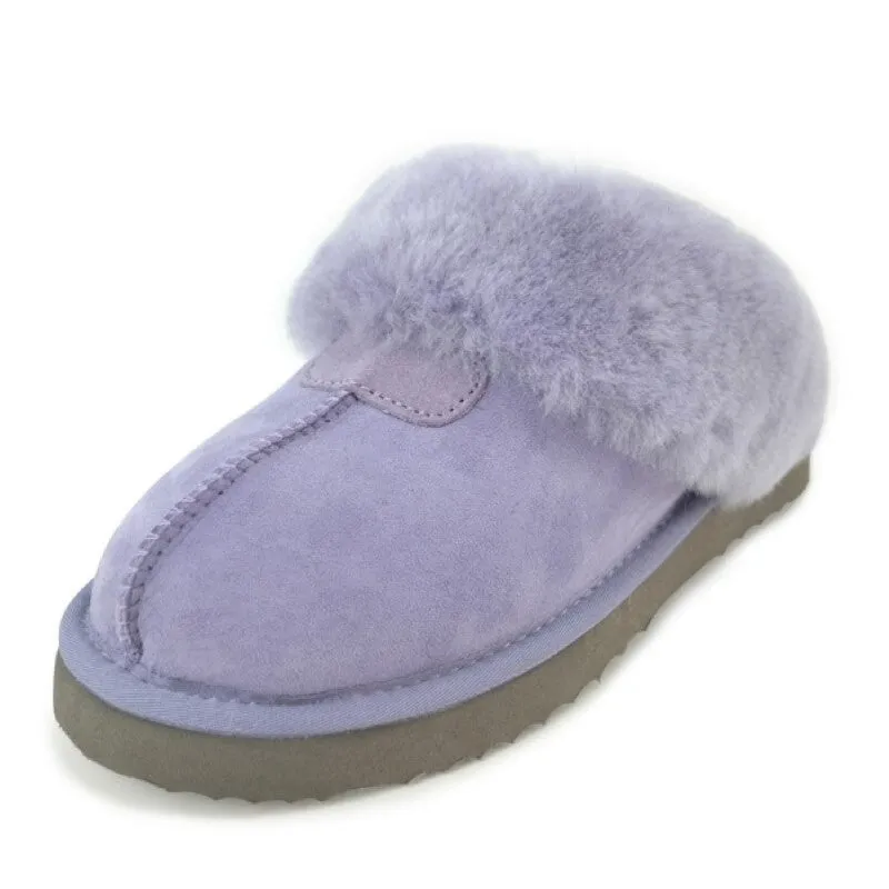 Natural Wool Winter Slippers