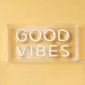 Neon Light Box - Good Vibes