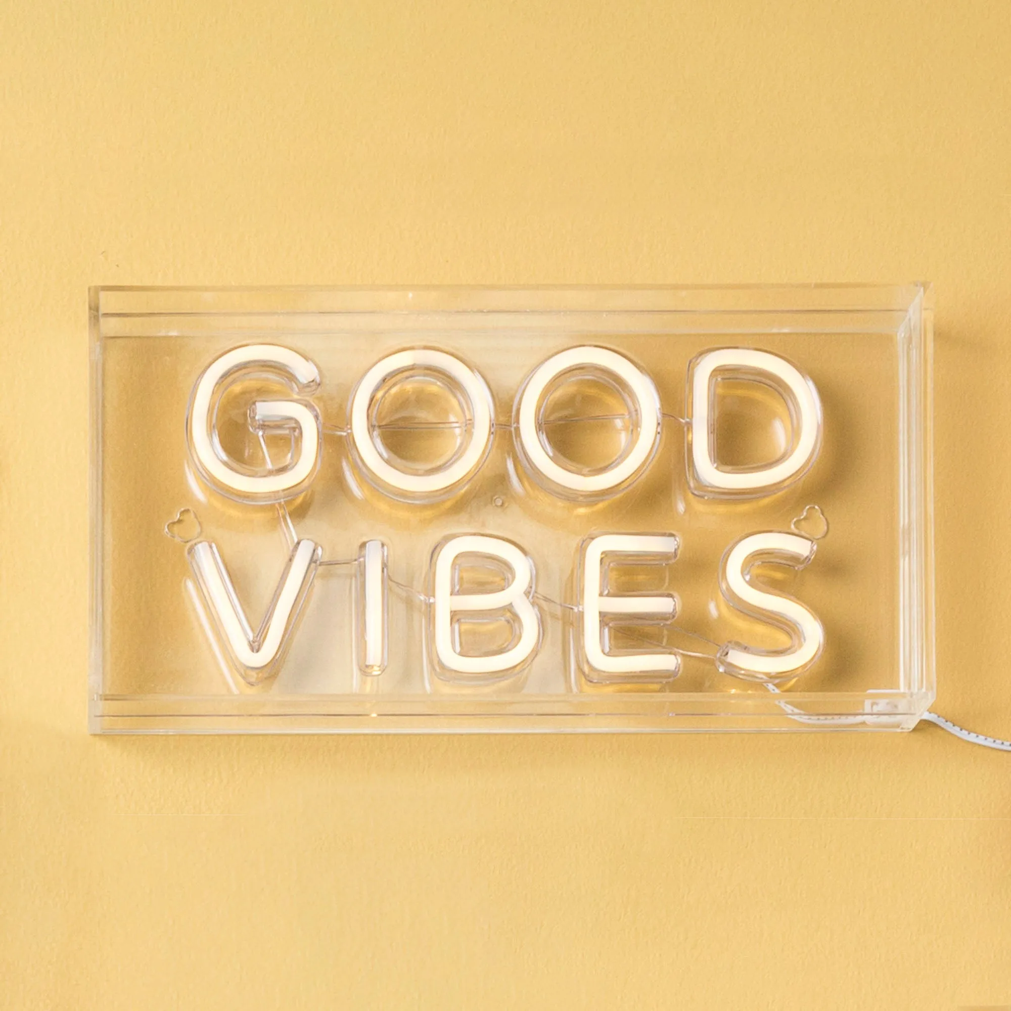 Neon Light Box - Good Vibes