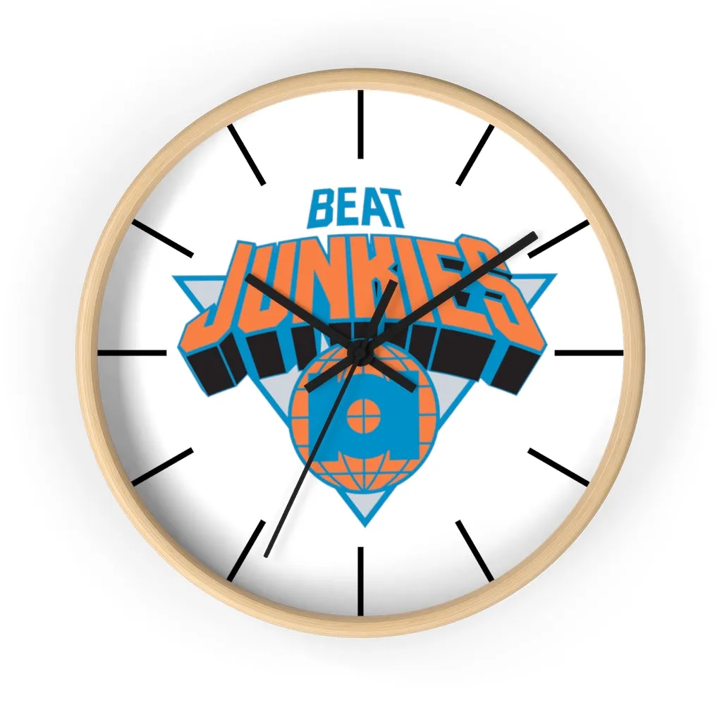 NY Junkies Wall clock