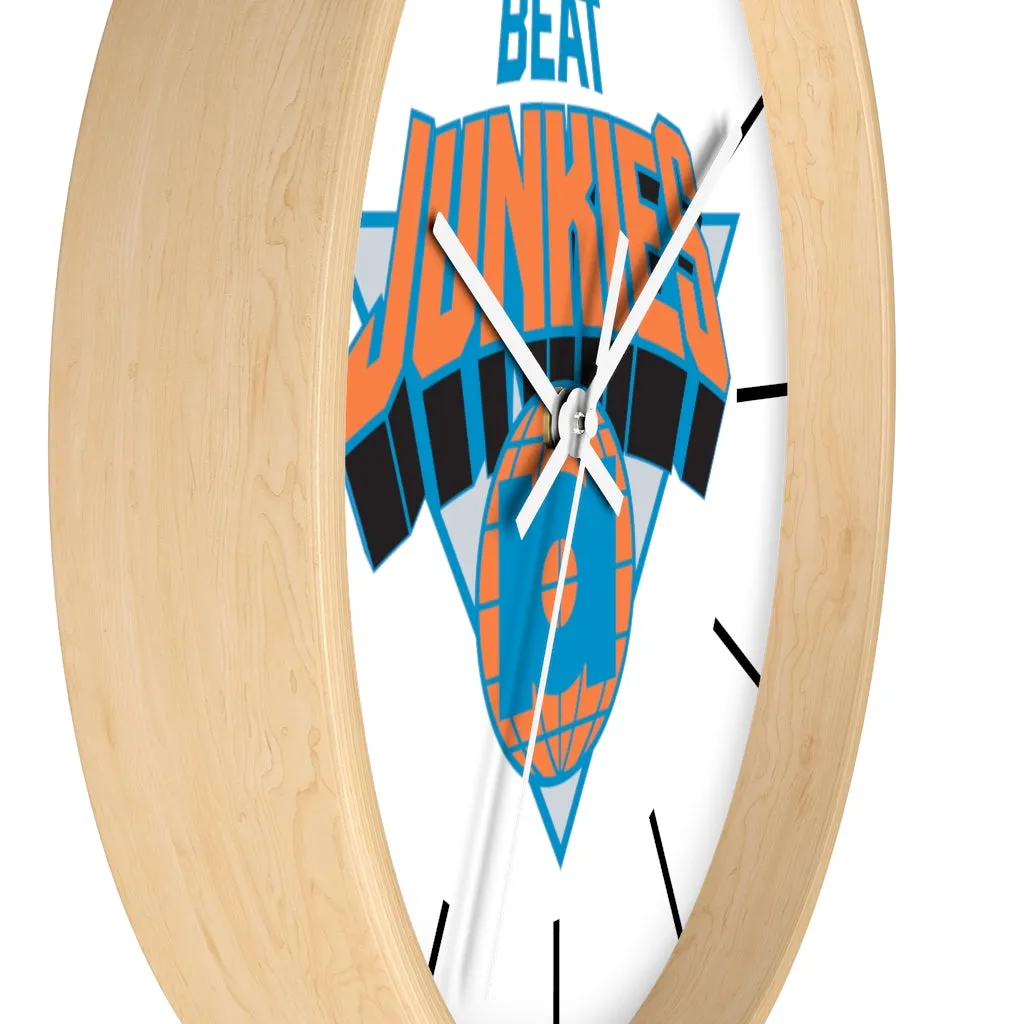 NY Junkies Wall clock