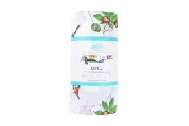 Ohio Baby Muslin Swaddle Receiving Blanket