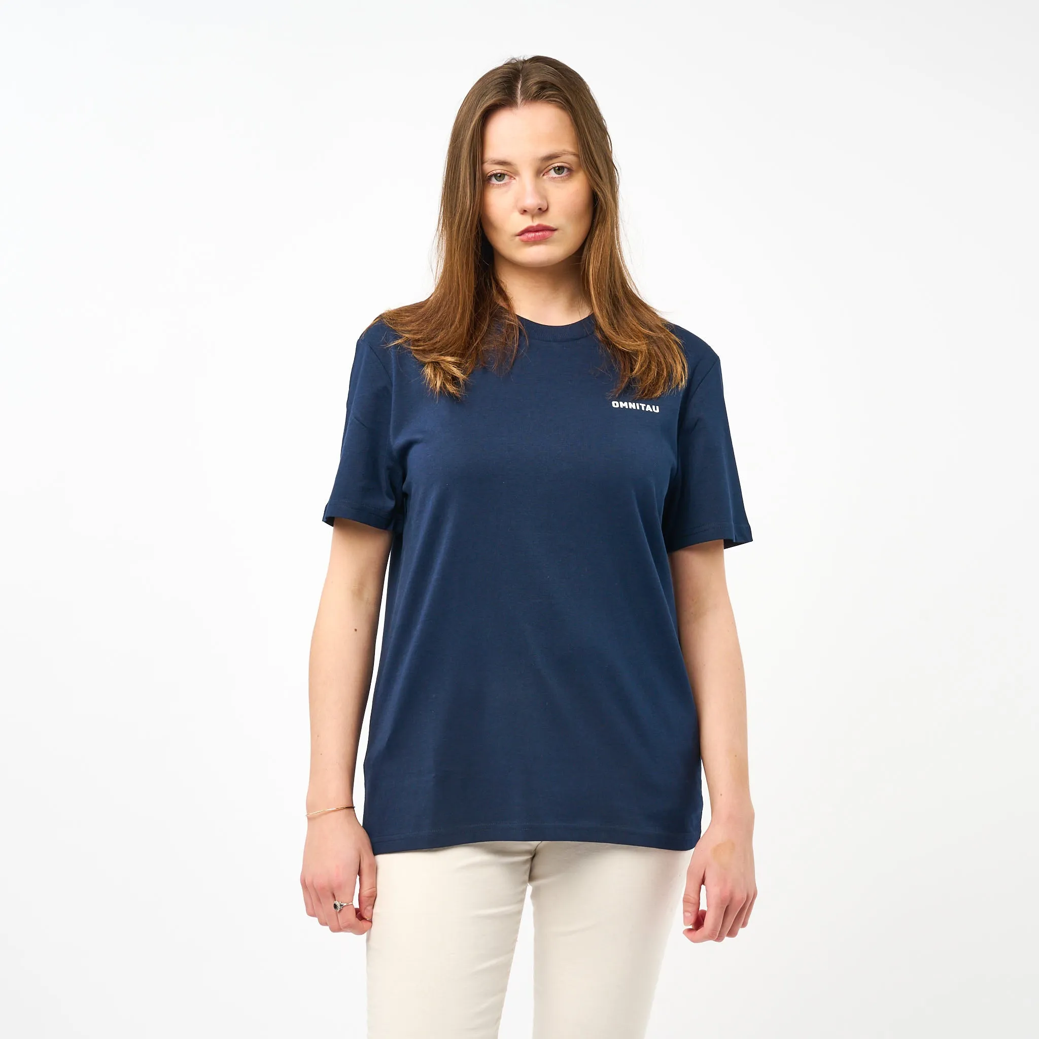 Omnitau Women's Muir Organic Cotton T-Shirt - Navy