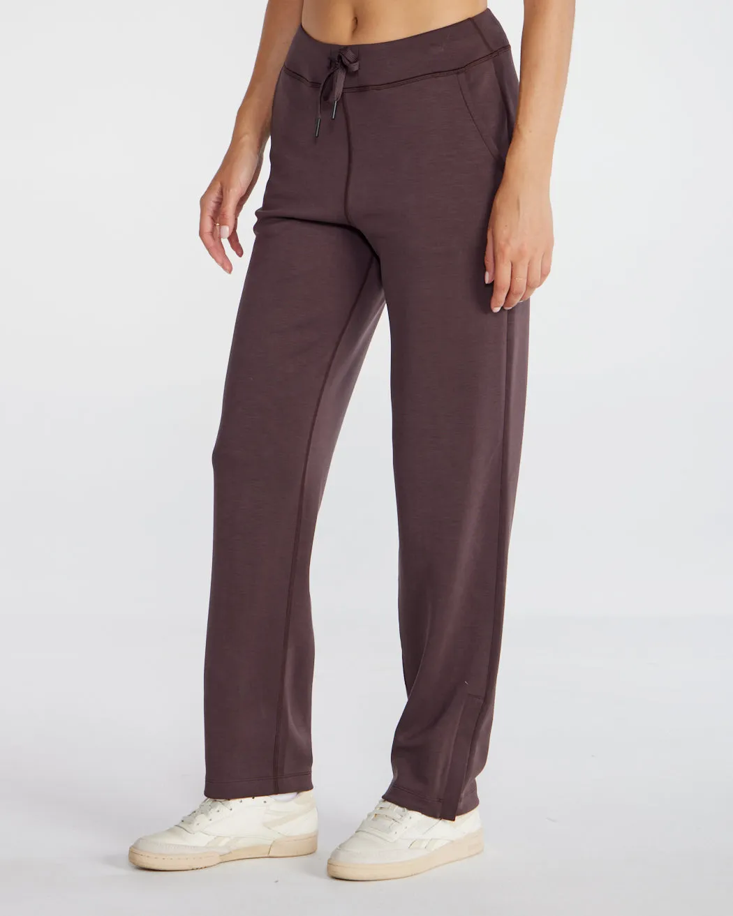 Opal Fleece Split Hem Pant