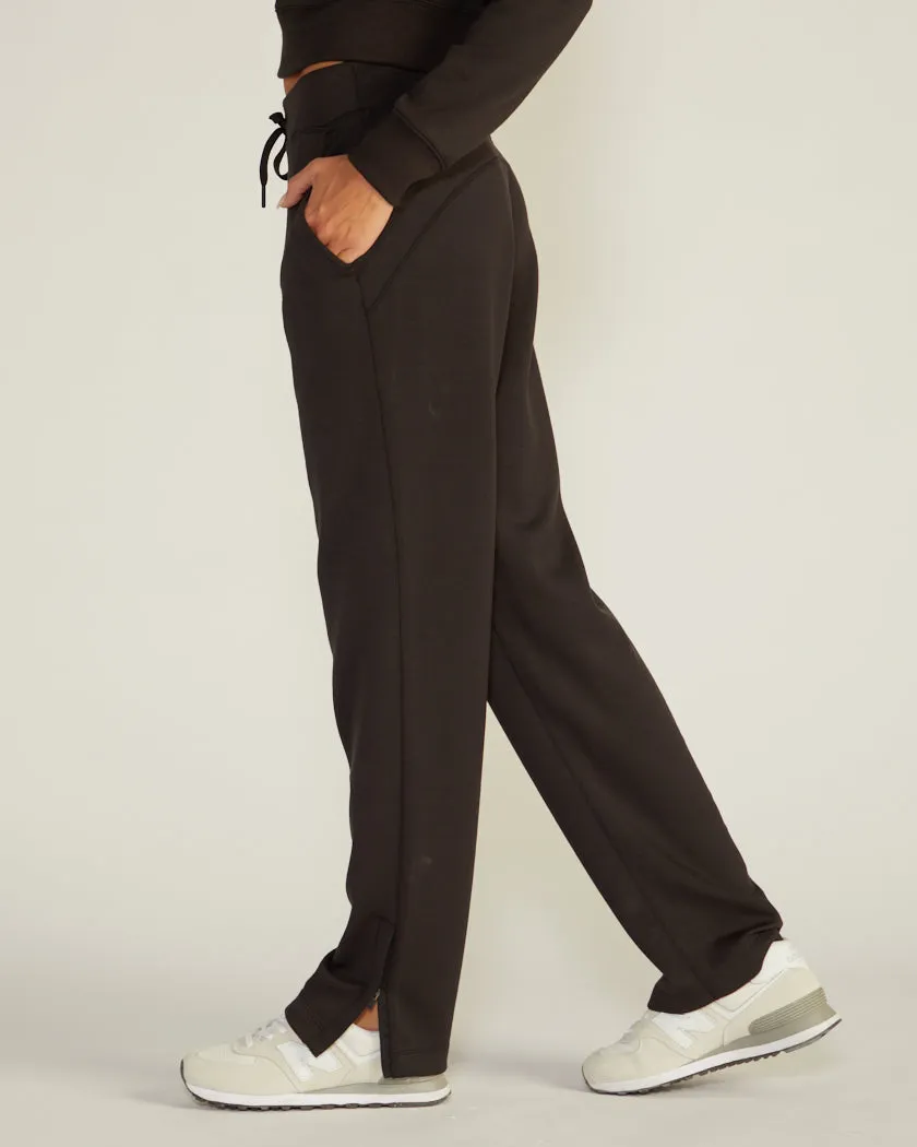 Opal Fleece Split Hem Pant