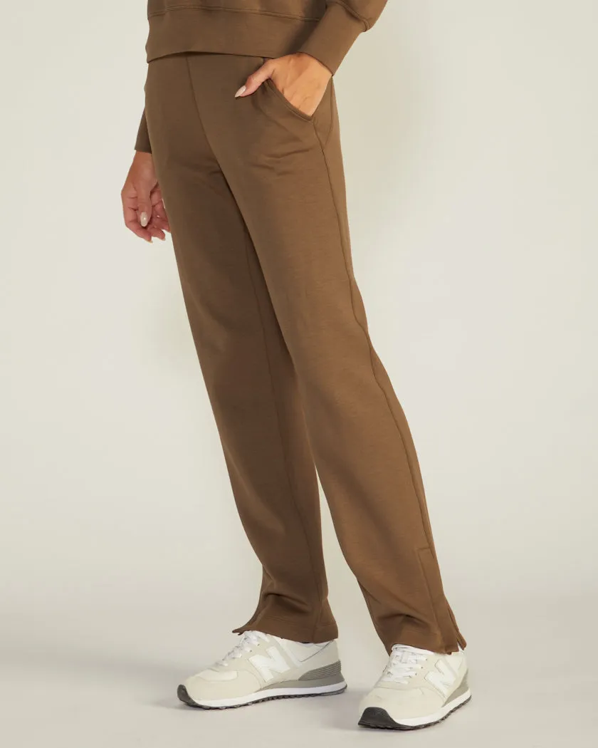 Opal Fleece Split Hem Pant