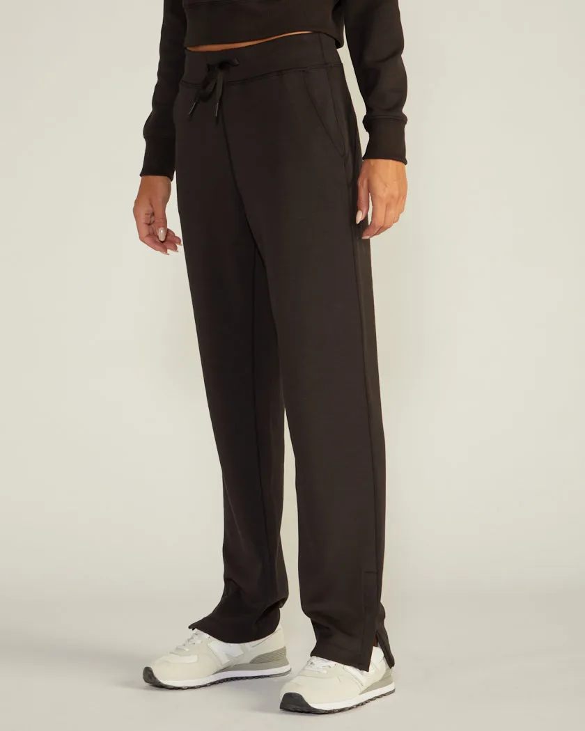 Opal Fleece Split Hem Pant