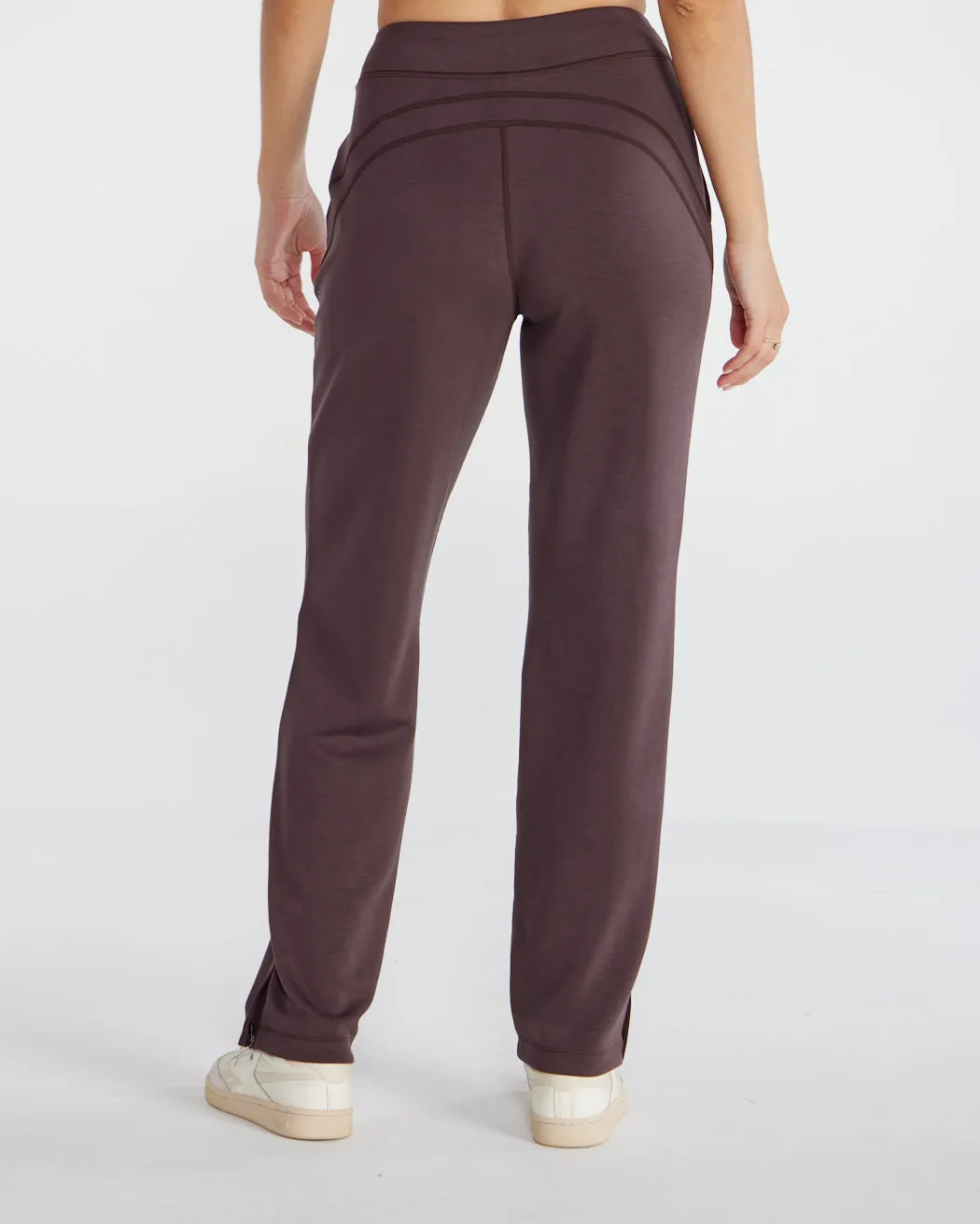 Opal Fleece Split Hem Pant