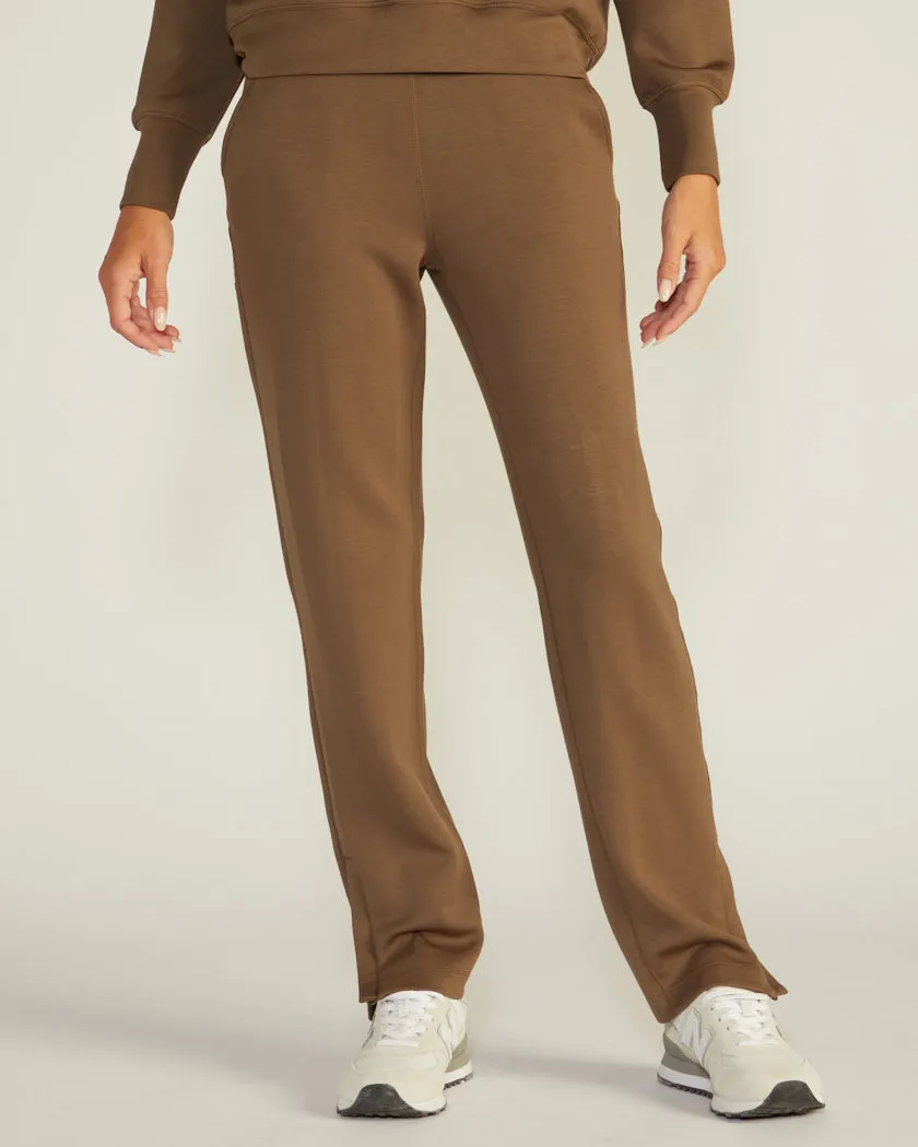 Opal Fleece Split Hem Pant