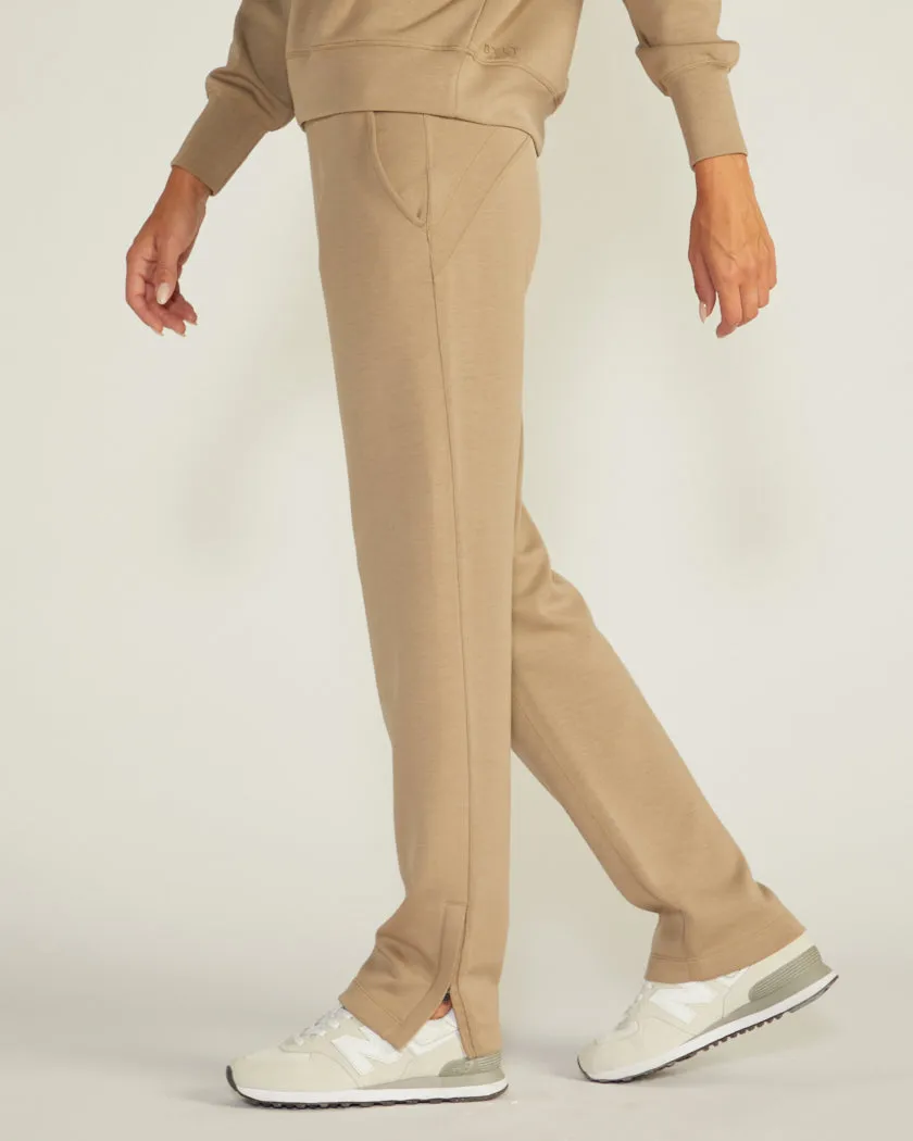 Opal Fleece Split Hem Pant