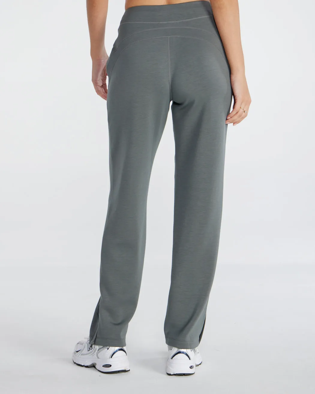 Opal Fleece Split Hem Pant