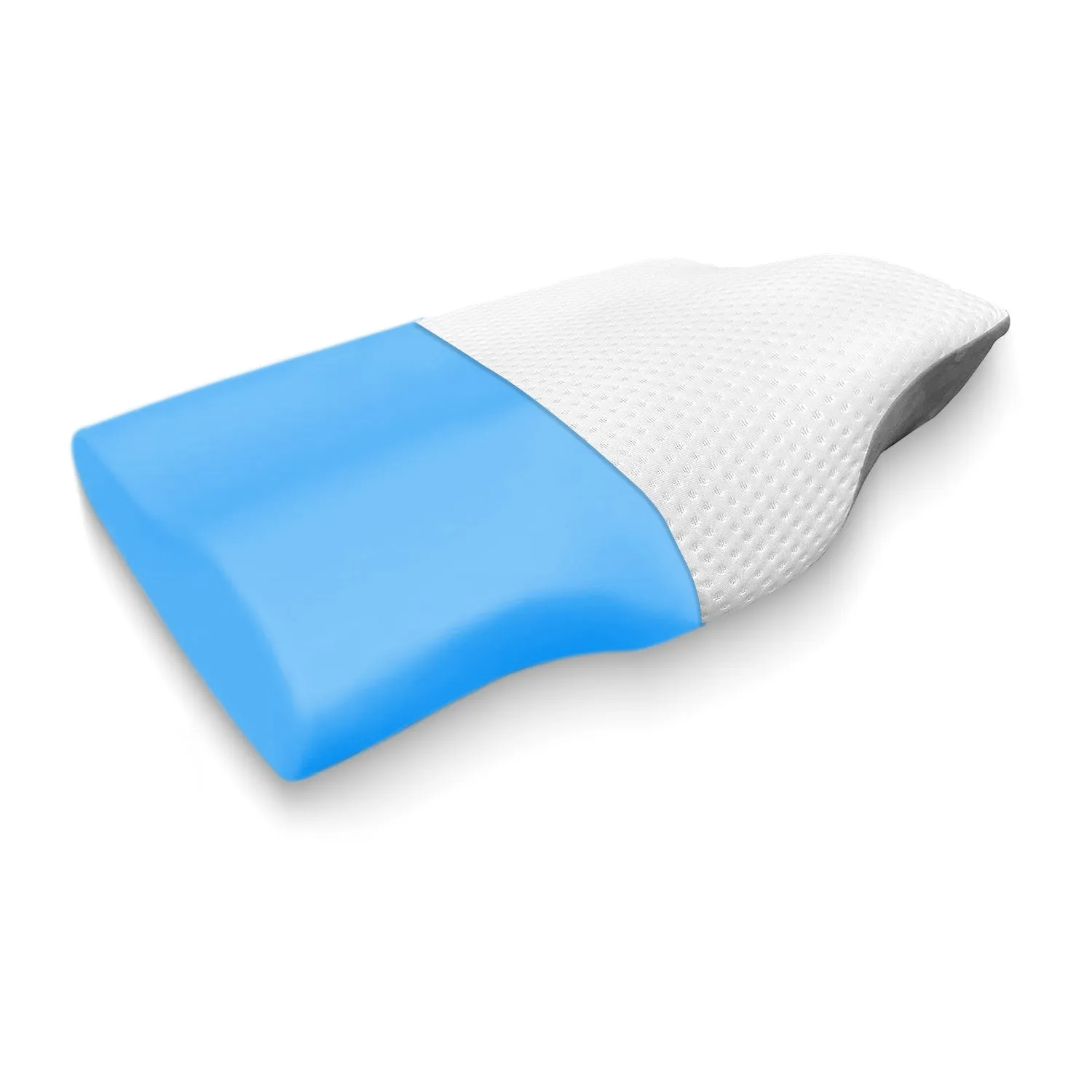 Orthopedic Memory Foam Cervical Butterfly Pillow with Cooling Gel