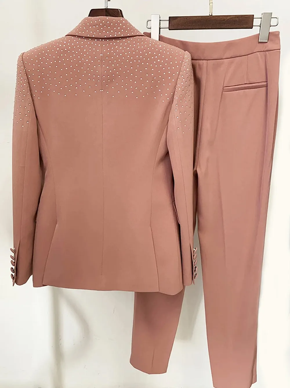 OTRA Blazer & pants Set in Coral