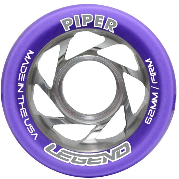 Piper Legend Quad Wheels (62mm) - 8 pack