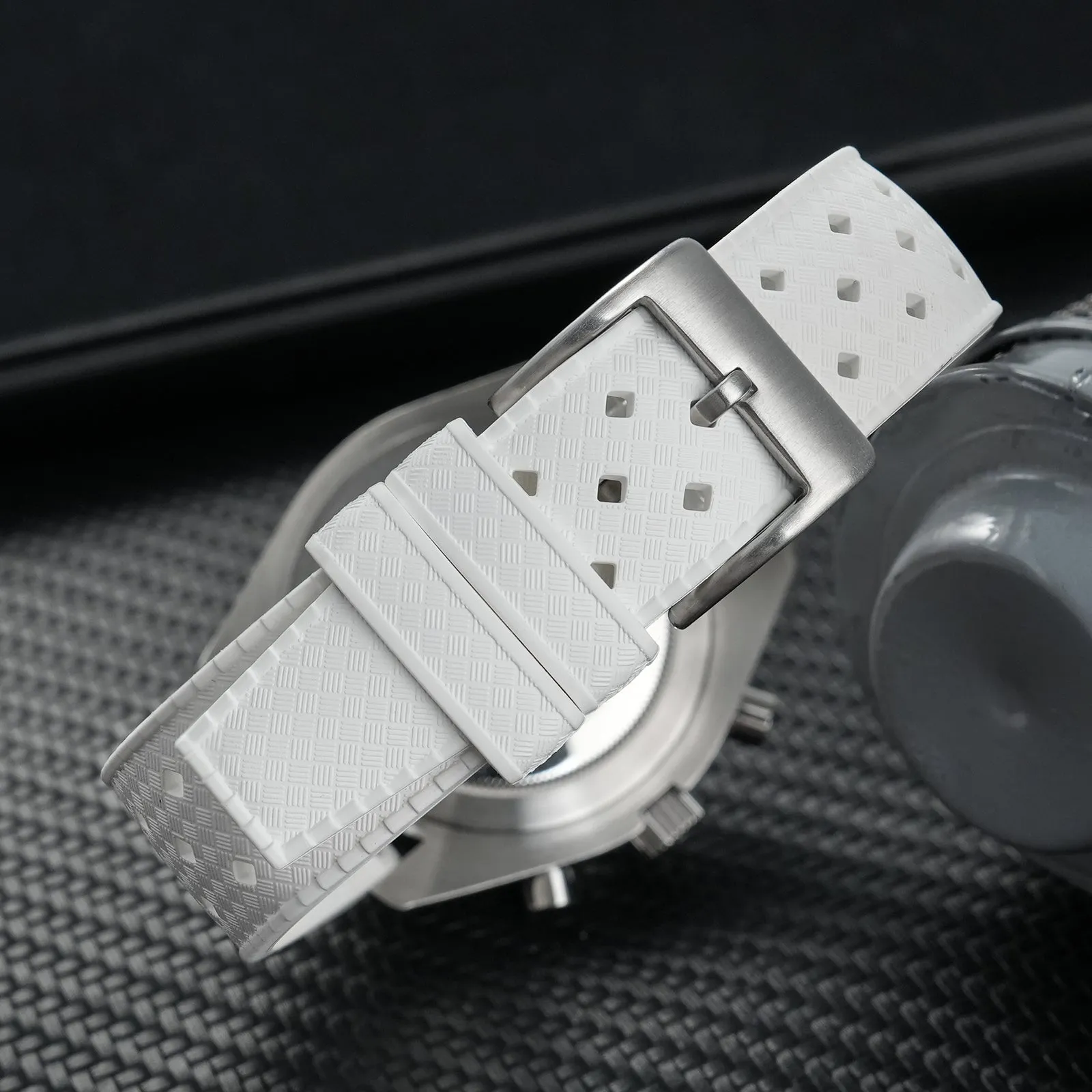 Premium-Grade Tropical FKM Rubber Watch Strap