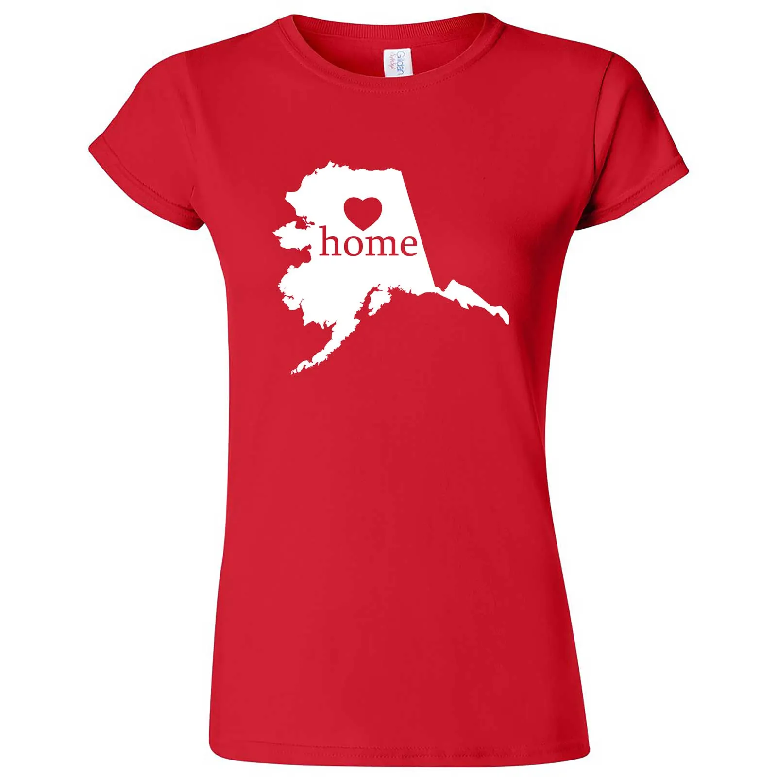 "Alaska Home State Pride" women's t-shirt