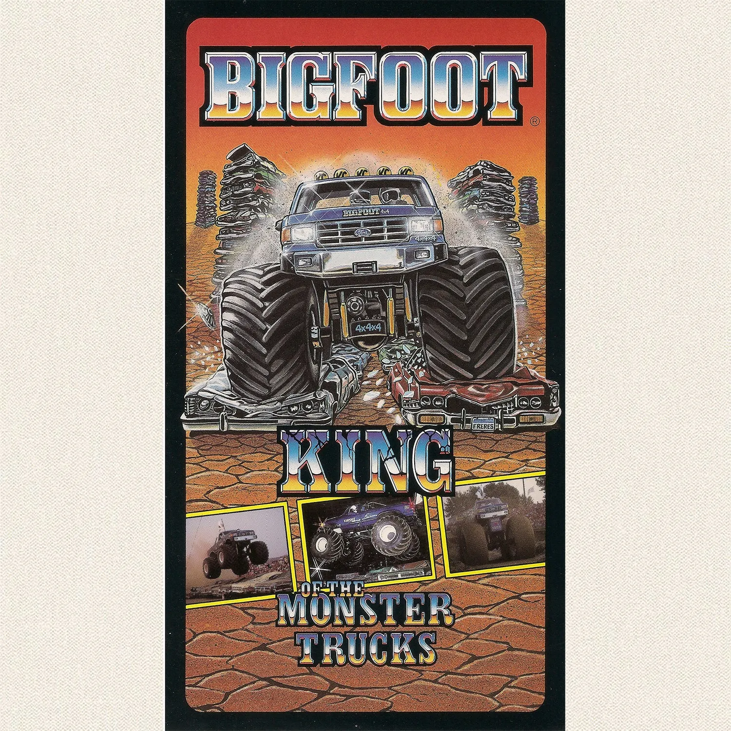 "AS IS" (Loose DVD) - BIGFOOT King Of The Monster Trucks II DVD