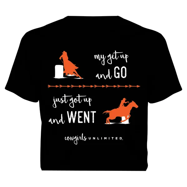 "Get Up & Go" Western Cowgirls Unlimited T-Shirt