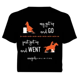 "Get Up & Go" Western Cowgirls Unlimited T-Shirt