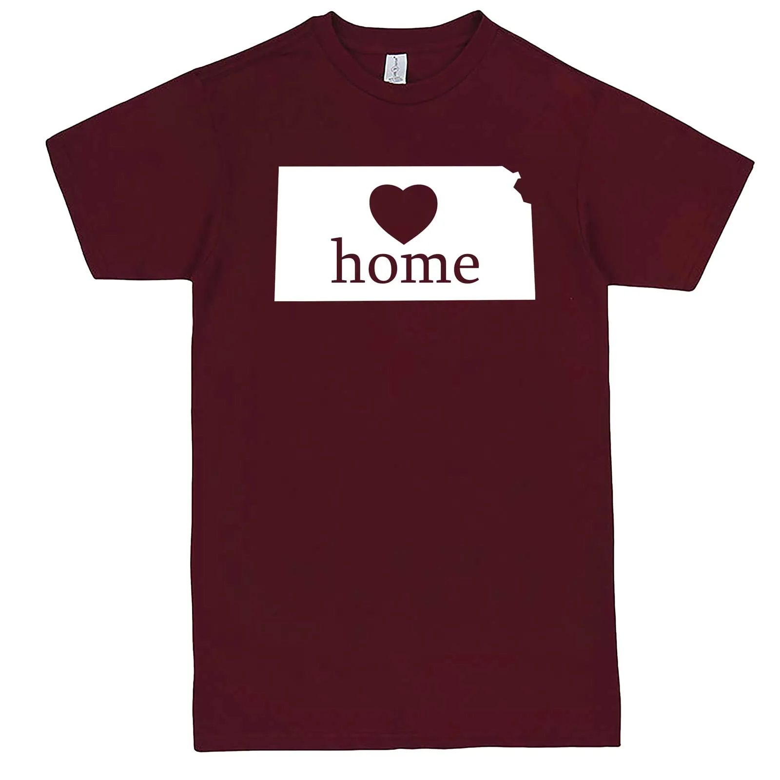 "Kansas Home State Pride, Pink" men's t-shirt