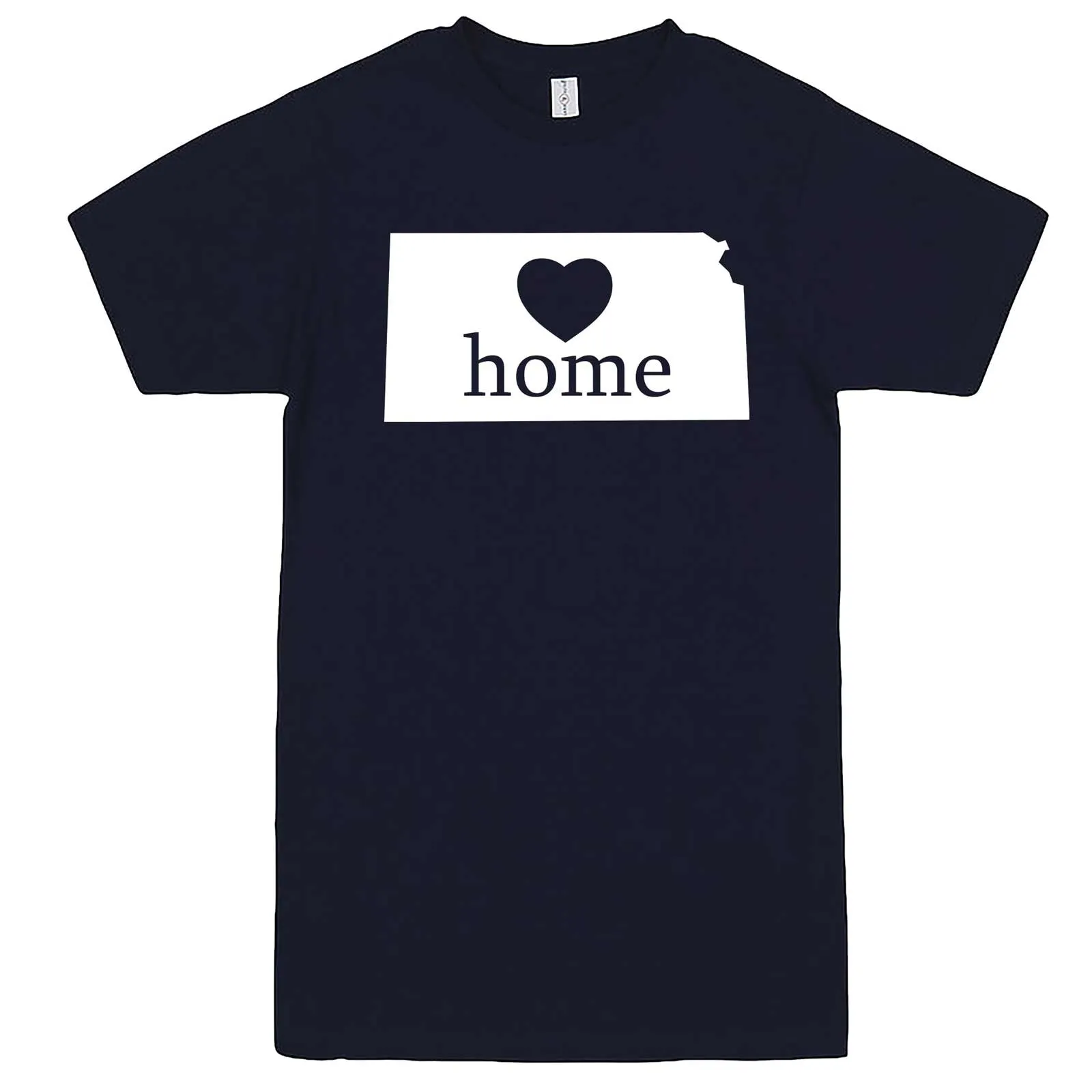 "Kansas Home State Pride, Pink" men's t-shirt