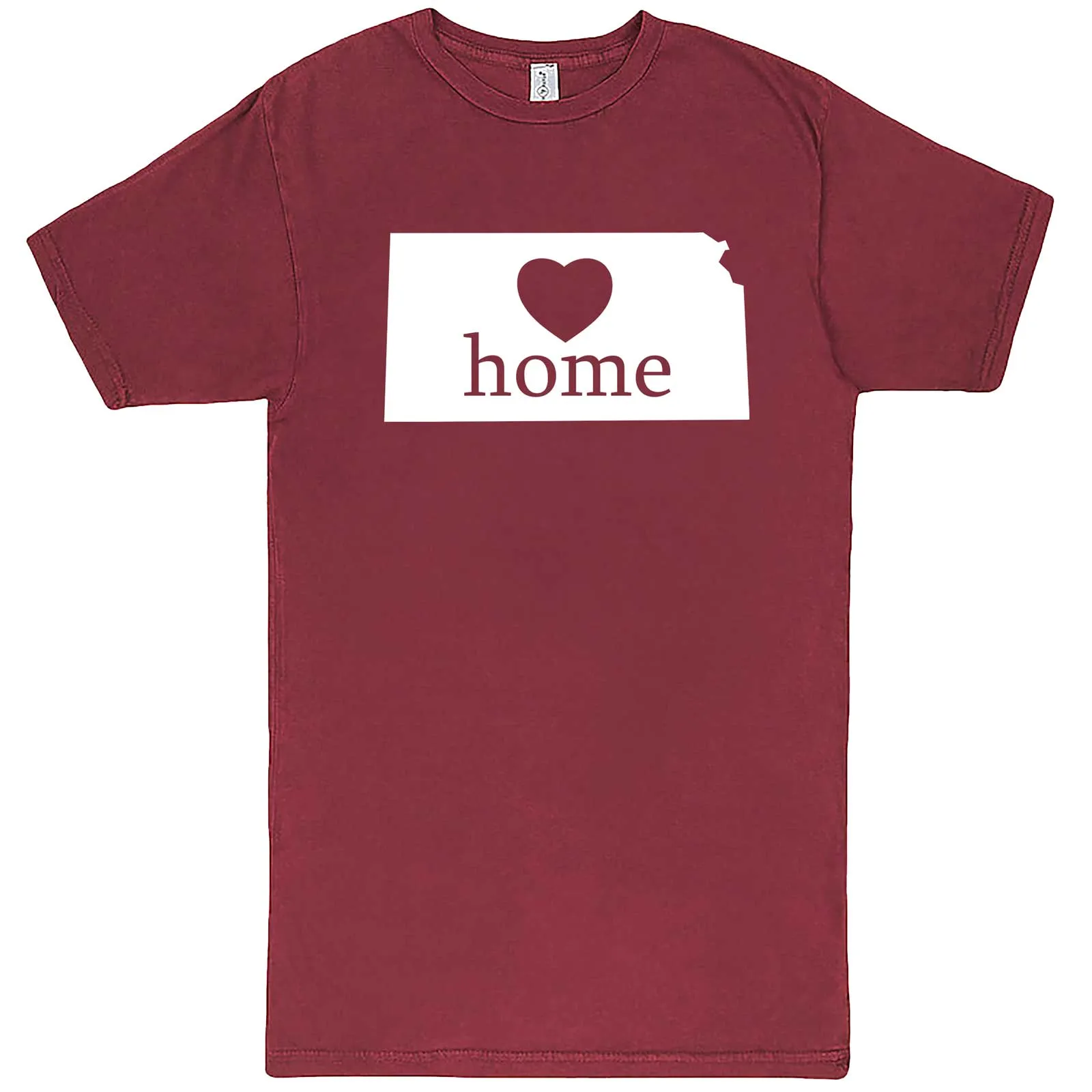 "Kansas Home State Pride, Pink" men's t-shirt