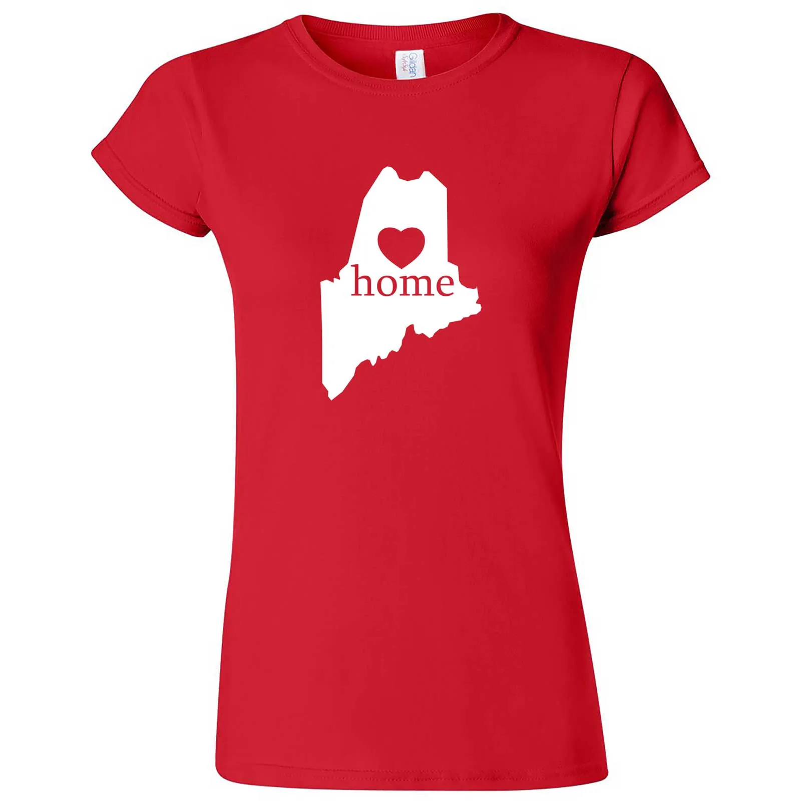 "Maine Home State Pride" women's t-shirt