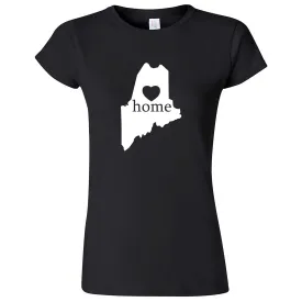 "Maine Home State Pride" women's t-shirt