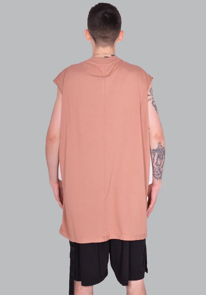 RICK OWENS DRKSHDW DU01D1158 RN TARP T-SHIRT DARK PINK