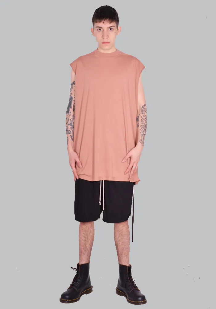 RICK OWENS DRKSHDW DU01D1158 RN TARP T-SHIRT DARK PINK