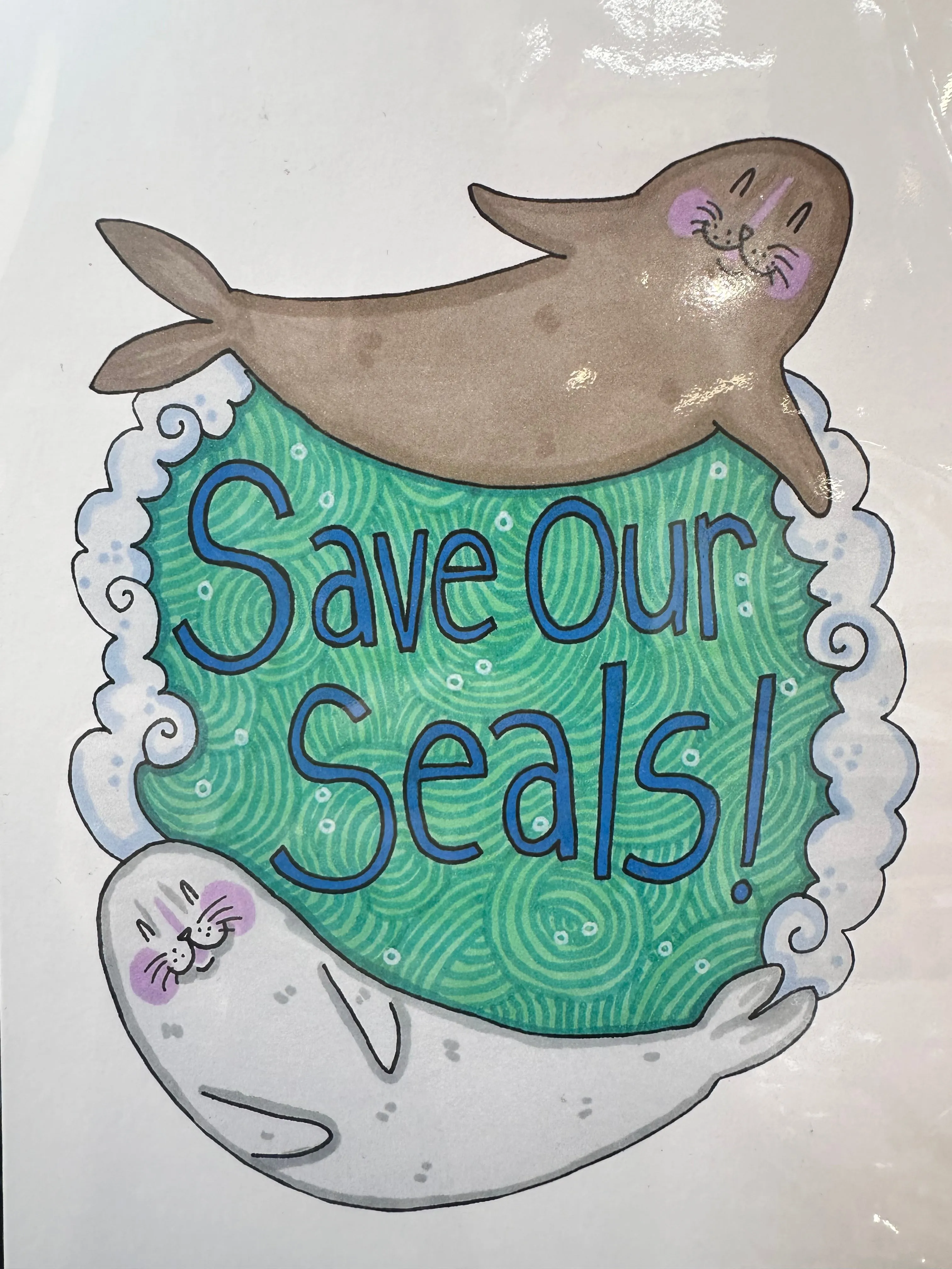 Sarah Cunningham “Save our Seals”A5