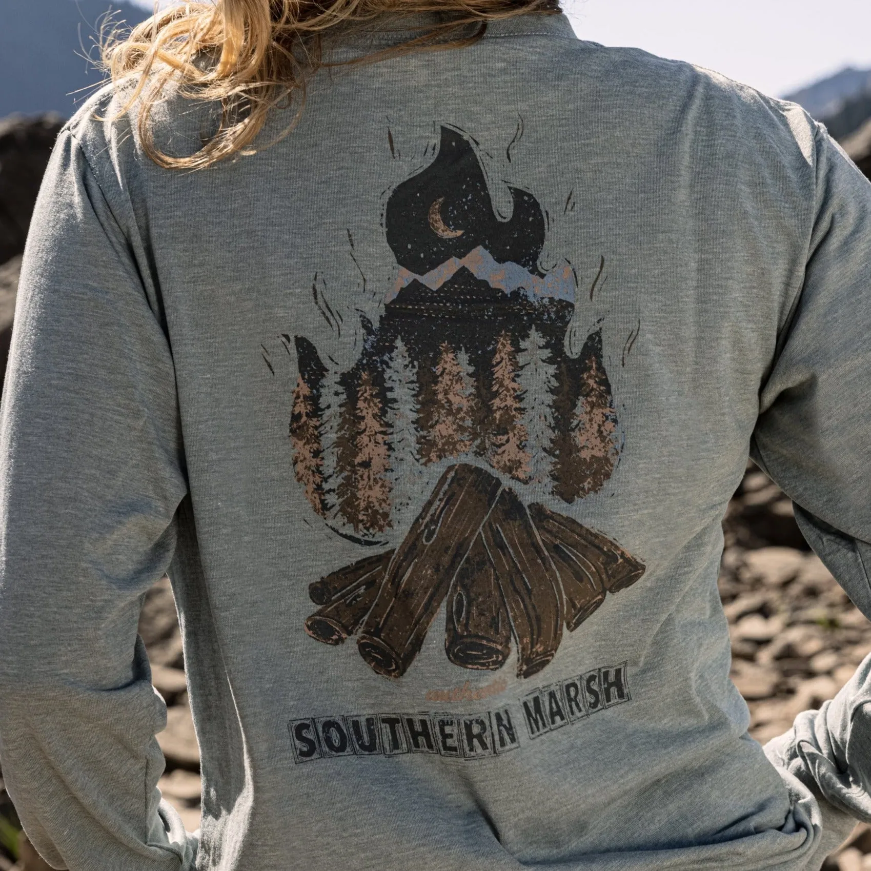 SEAWASH™ Tee -  Campfire - Long Sleeve