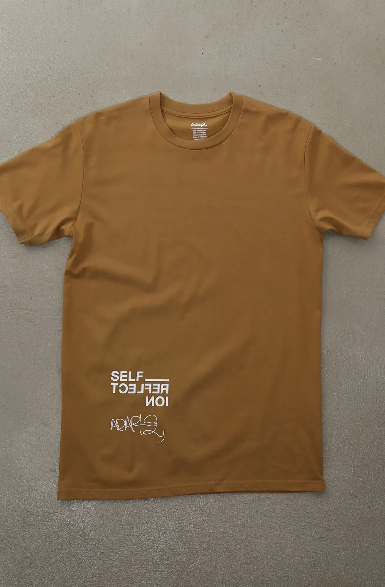 Self Reflect (Men's Camel A1 Tee)