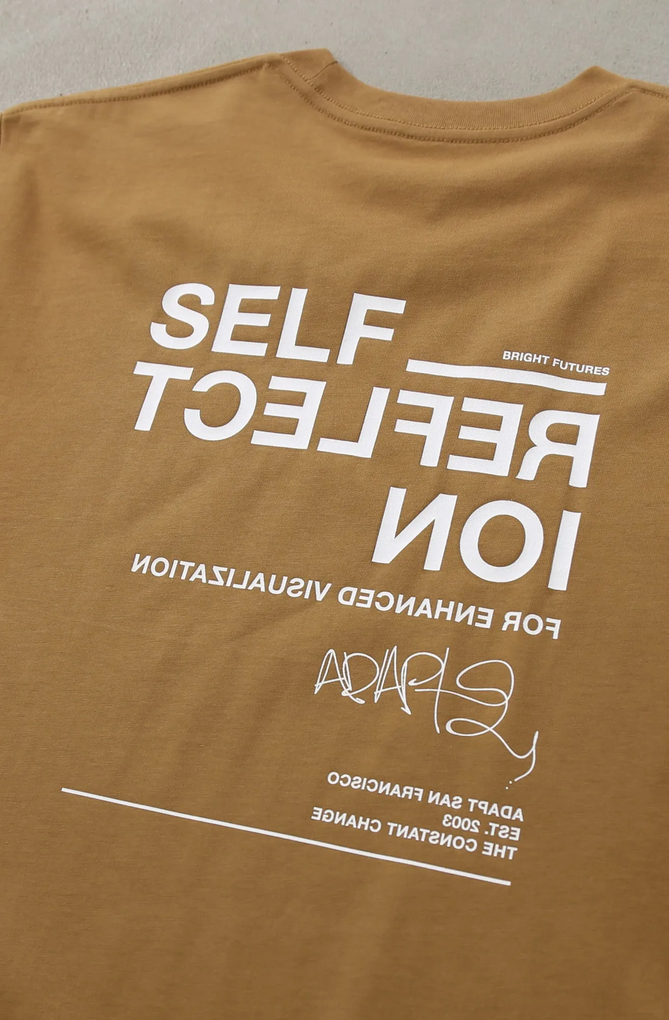 Self Reflect (Men's Camel A1 Tee)