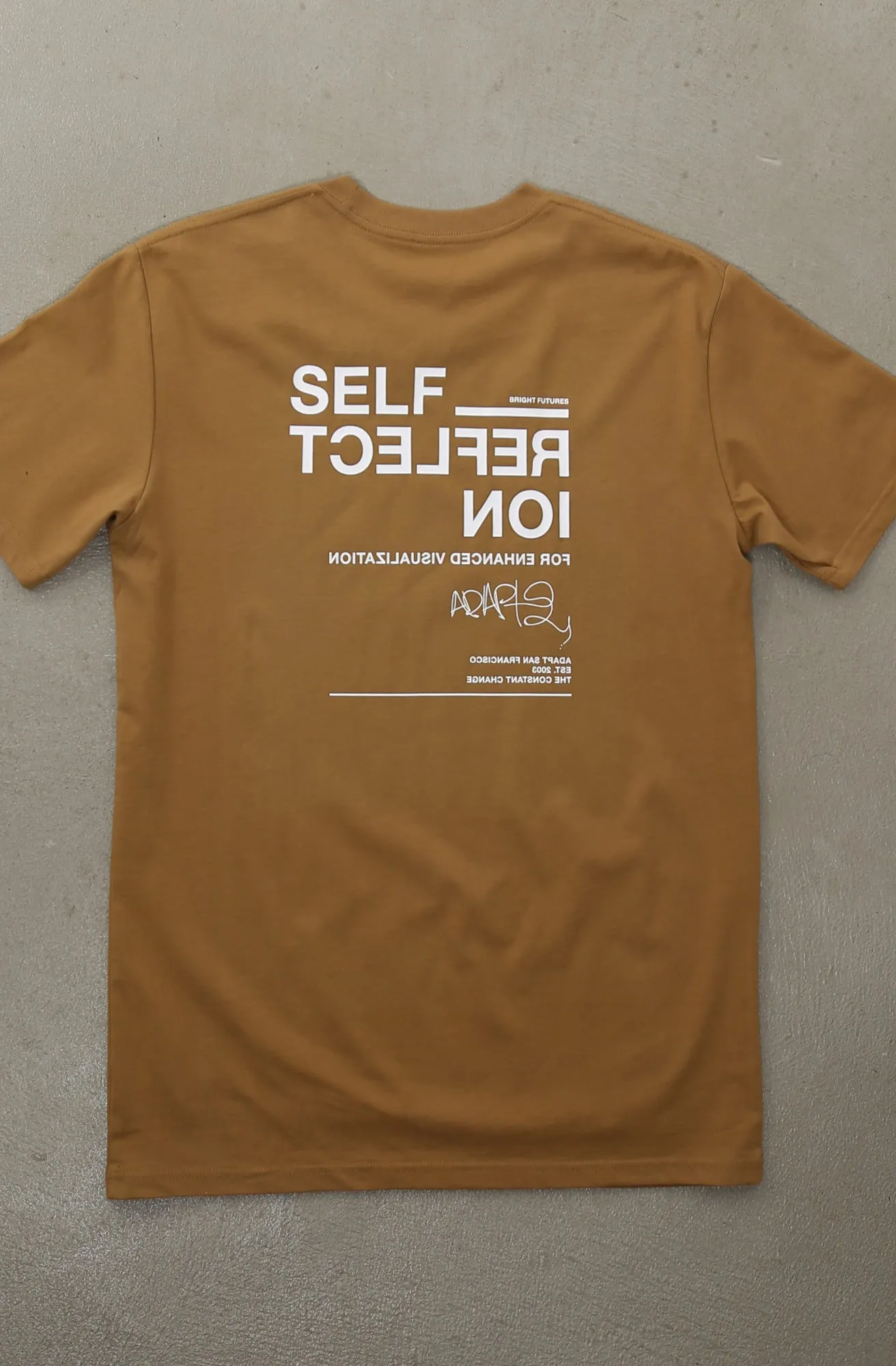 Self Reflect (Men's Camel A1 Tee)