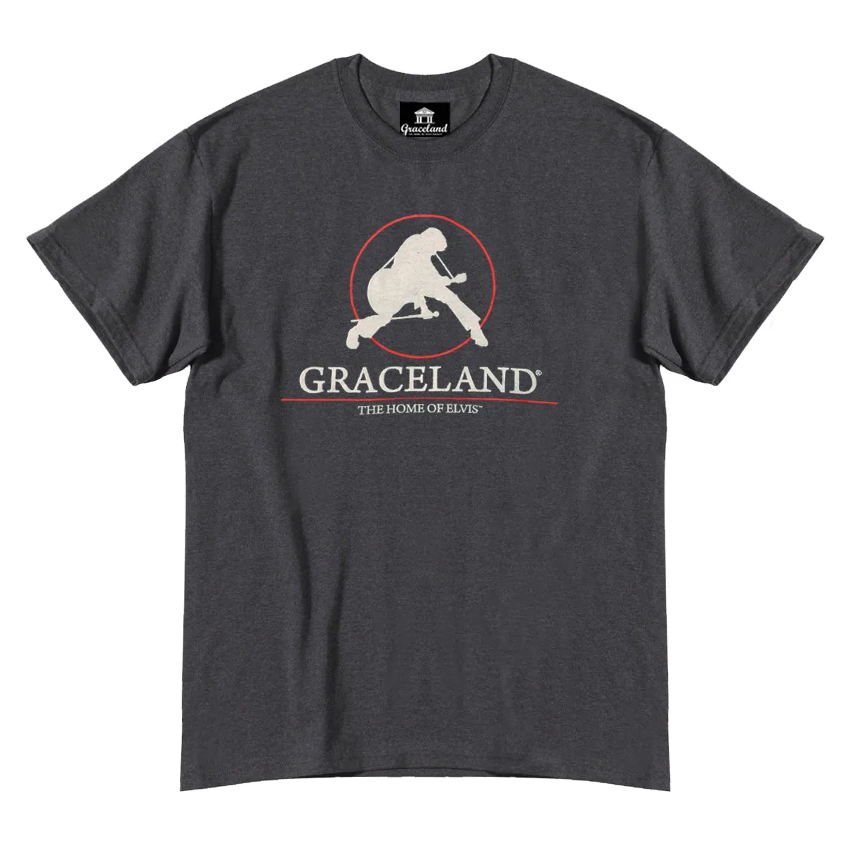 Silhouette Graceland Home of Elvis T-Shirt