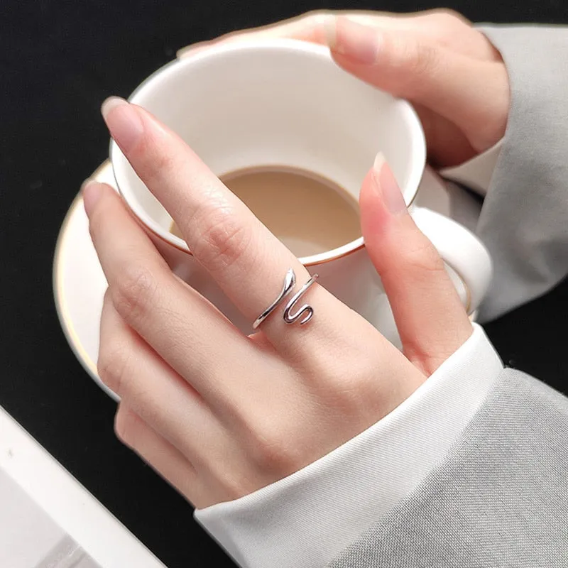 Simple Open Snake Ring