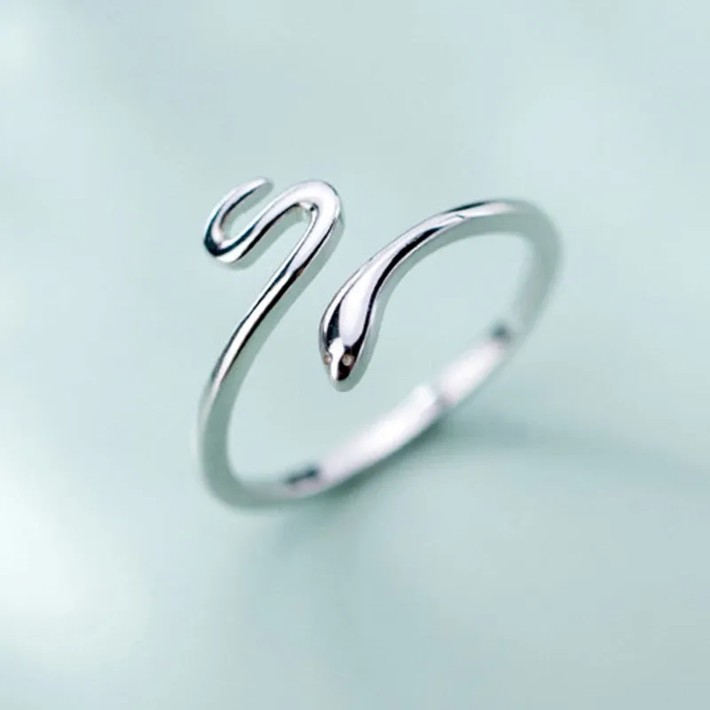 Simple Open Snake Ring