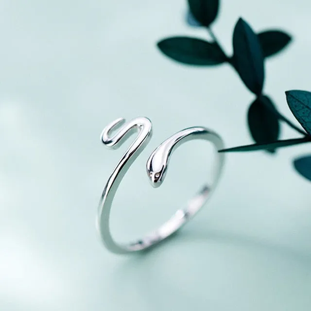 Simple Open Snake Ring