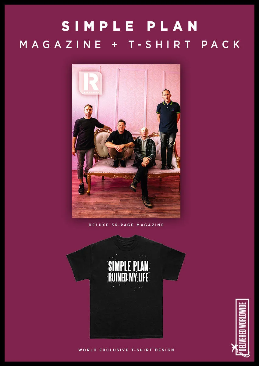 Simple Plan: Magazine   T-Shirt Pack