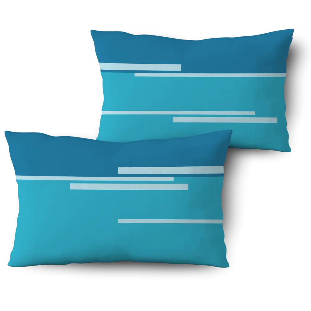 Skylines Indoor or Outdoor Long Pillow