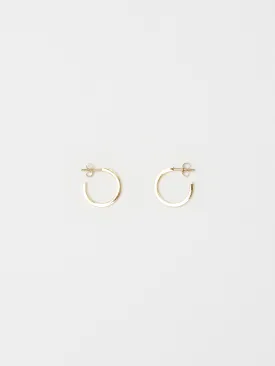 Small Simple Gold Hoops