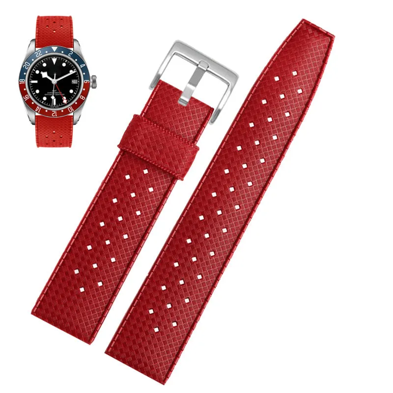 ★Special Offer★ Vintage Tropical Rubber Dive Watch Strap