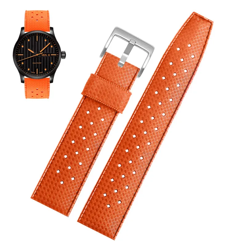 ★Special Offer★ Vintage Tropical Rubber Dive Watch Strap