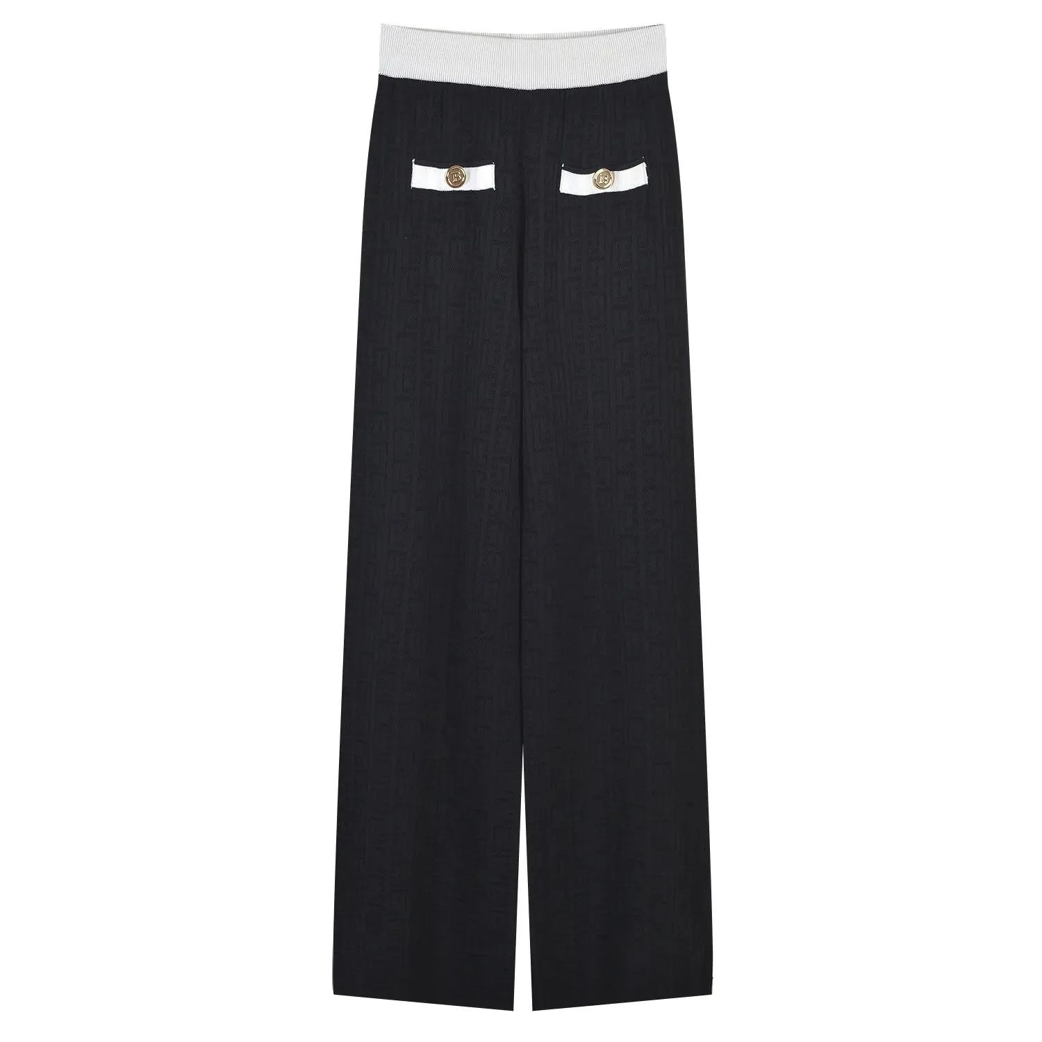 Sporty Two-Piece Wide Leg Pant Set